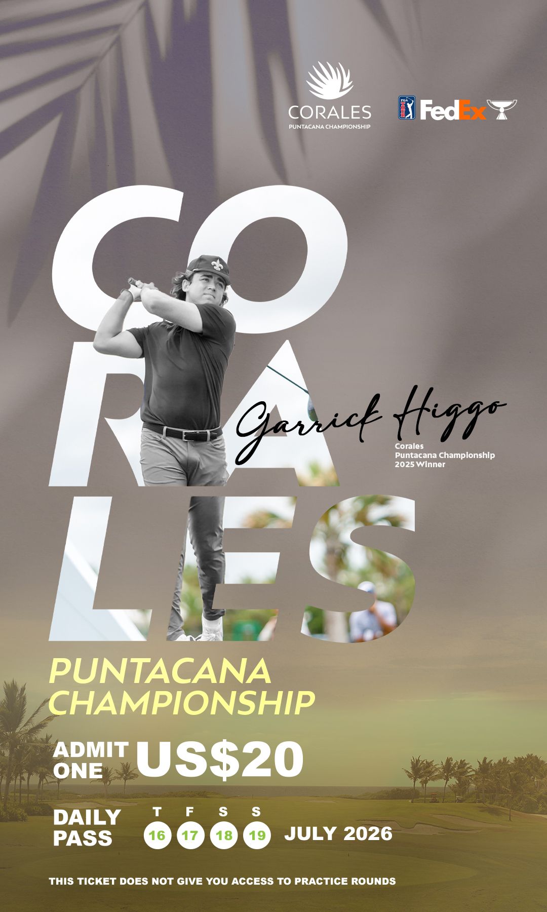 Corales Puntacana resort & Club Championship Flayer 1