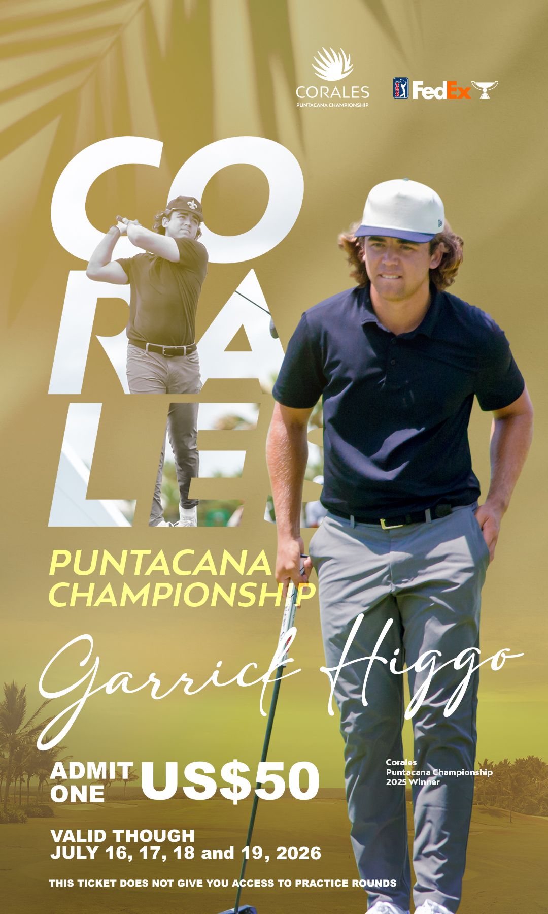 Corales Puntacana resort & Club Championship Flayer 2