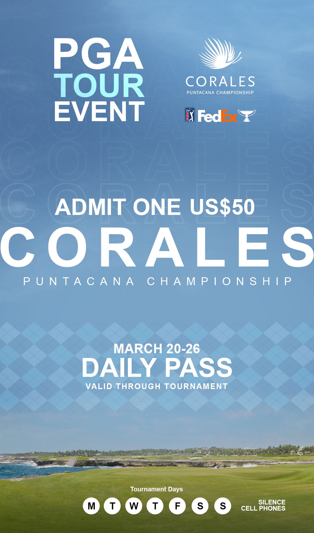Corales Puntacana resort & Club Championship Flayer 2