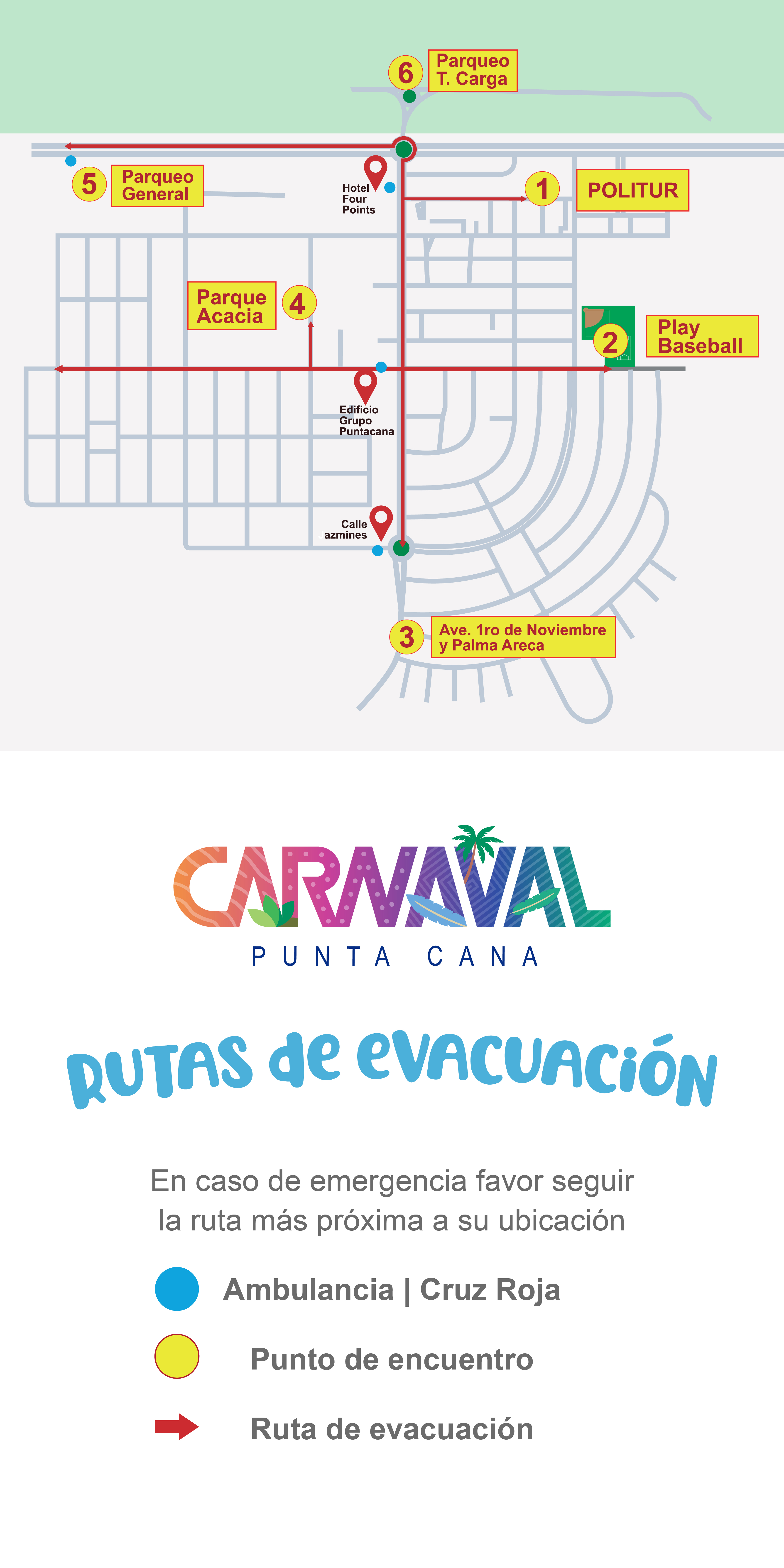 Mapa Evacuación