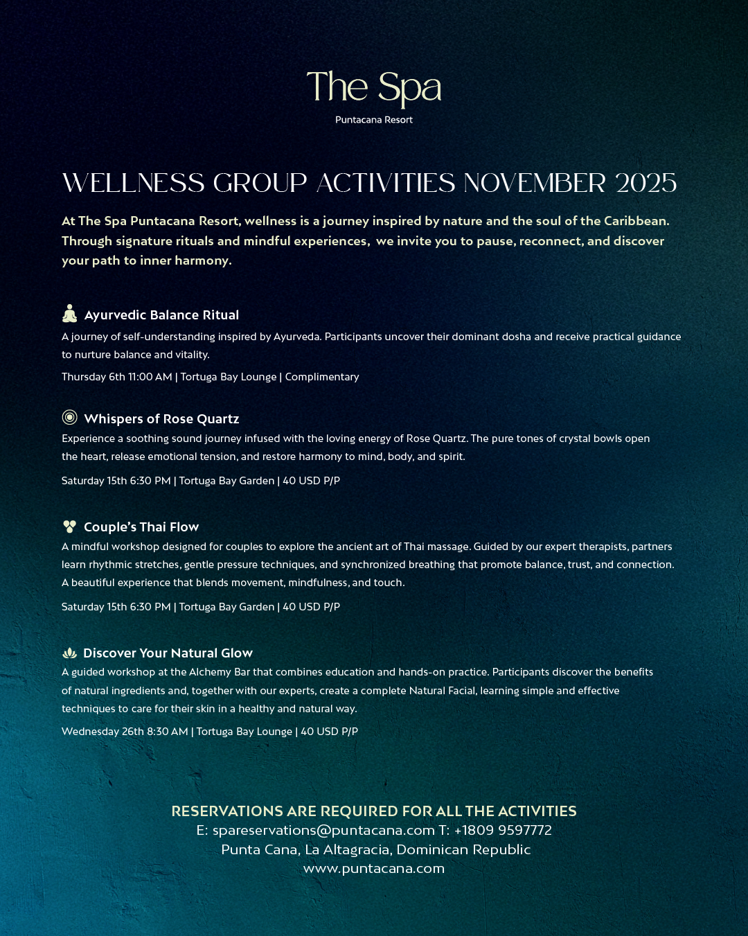 WELLNESS CALENDAR